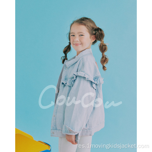 Chaqueta de mezclilla para niñas y niños